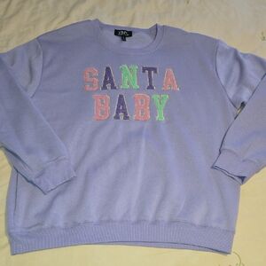 Lavender 'Santa Baby' Sweater 🟢🟢